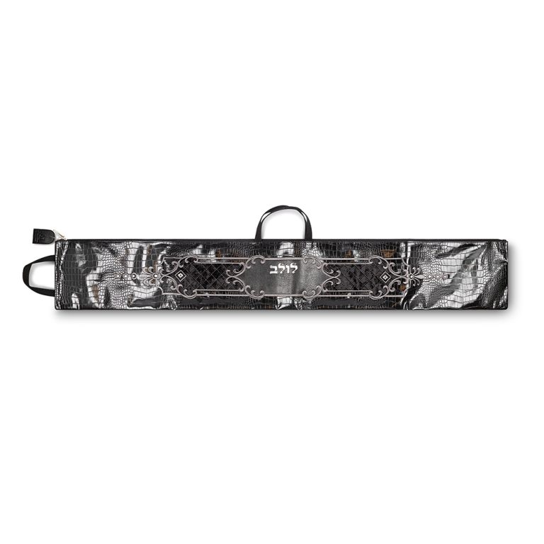 Faux Leather Pouch for Lulav 116x19 cm -Black