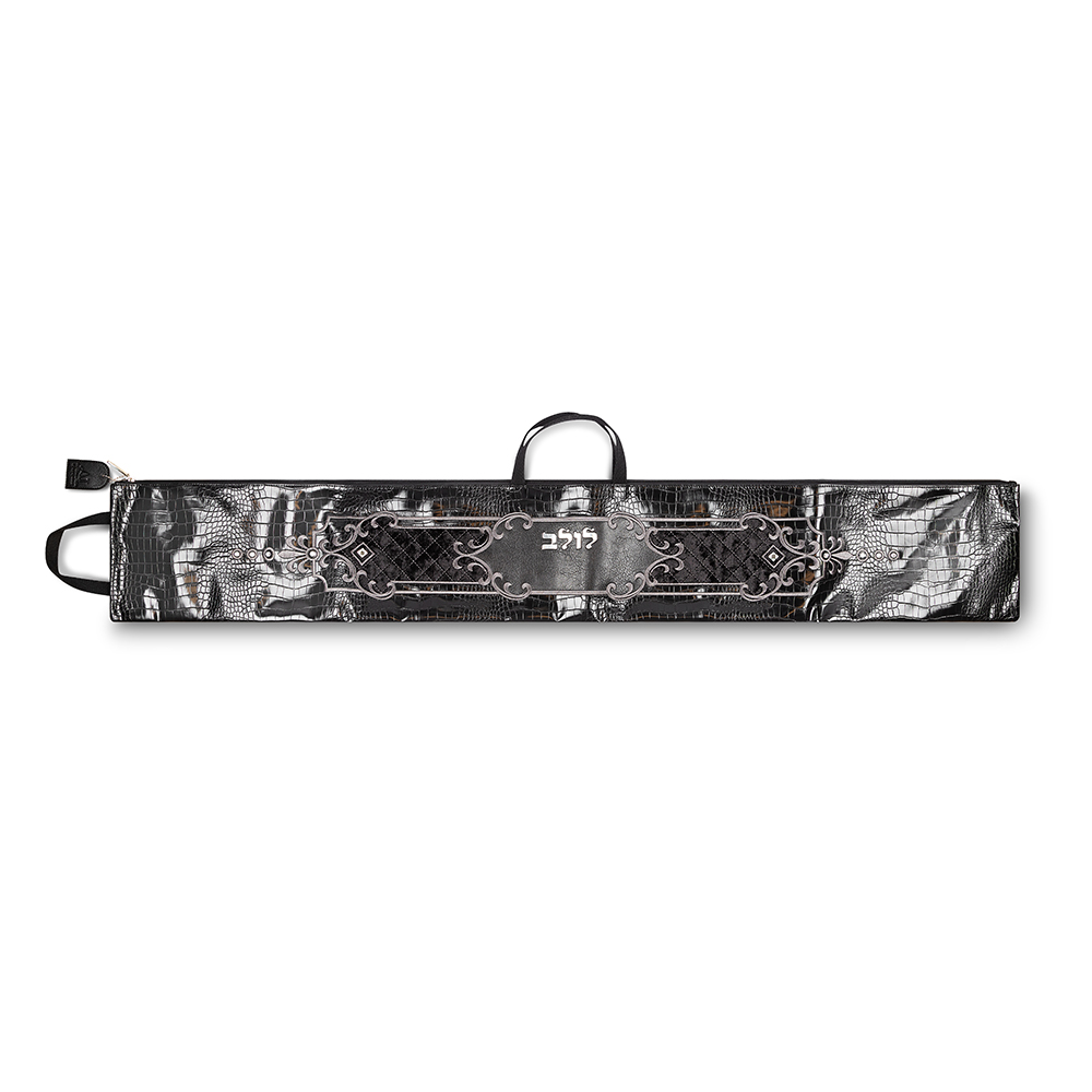 Faux Leather Pouch for Lulav 116x19 cm -Black