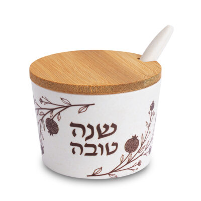 קערת דבש במבוק "שנה טובה" - 6.5 ס"מ