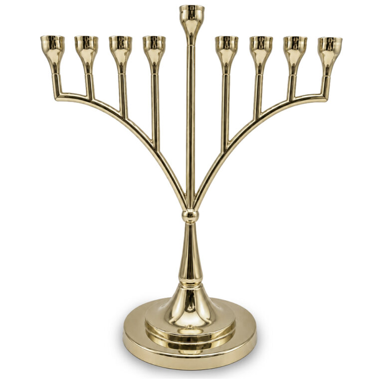 Metal Menorah 29*29 cm - Gold