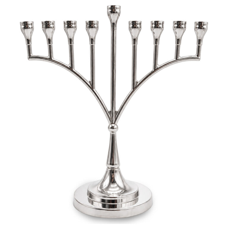 Metal Menorah 29*29 cm -Silver